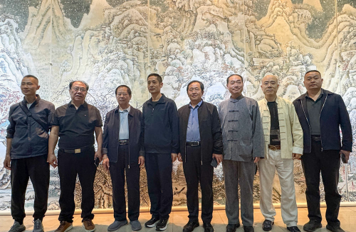 周鹏飞毛体书法·大写意画艺术大展在德州董子文化街美术馆开幕