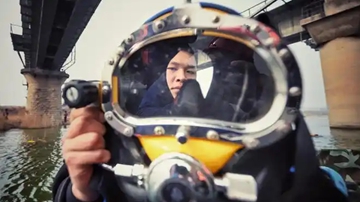 人机协同,他们给水下桥梁“做体检”