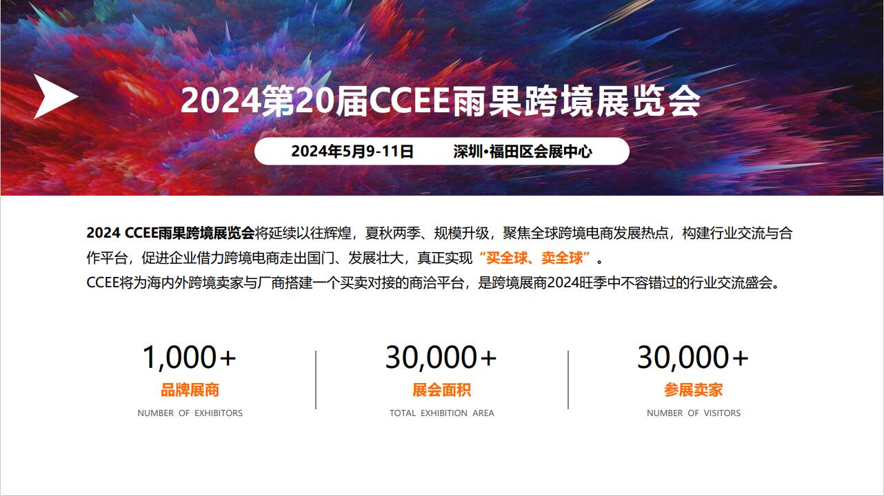 2024深圳跨境电商展会&首创跨境电商行业展会